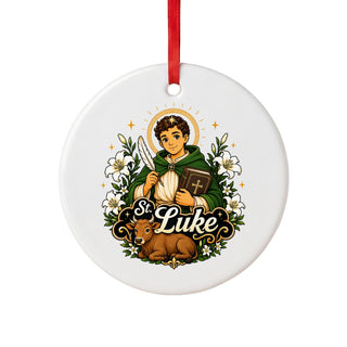 St. Luke the Evangelist Ceramic Ornament