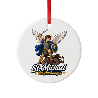 St. Michael the Archangel Ceramic Ornament