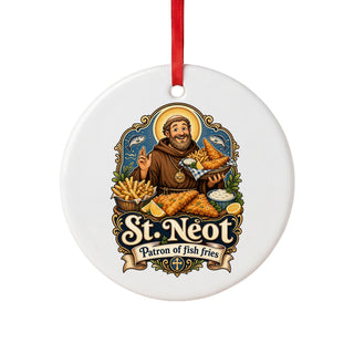 St. Neot Fish Fry Ceramic Ornament