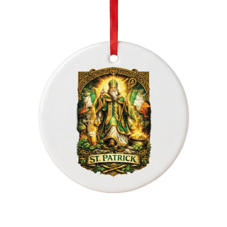 St. Patrick Ceramic Ornament