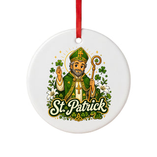 St. Patrick Ceramic Ornament