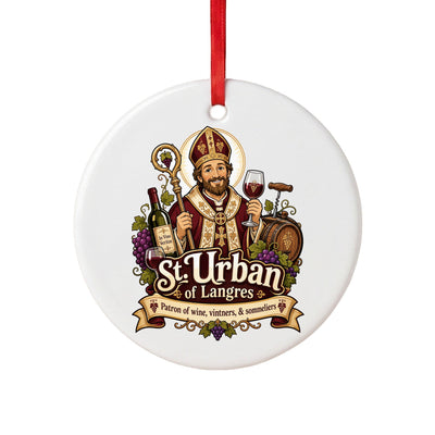 St. Urban of Langres Ceramic Ornament