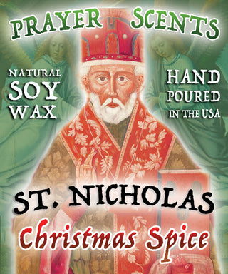 St. Nicholas Christmas candle