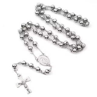 Stainless Steel Miraculous Medal Rosary