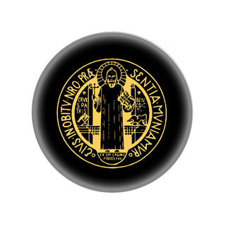 Dark St Benedict Glass Magnet