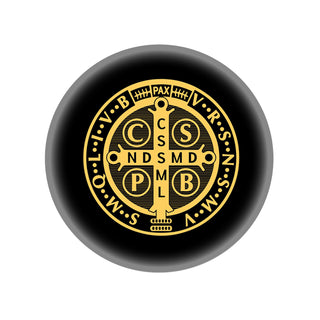 Dark St Benedict Glass Magnet