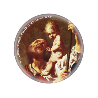 St Christopher Glass Magnet