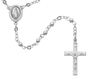 3MM All Sterling Rosary