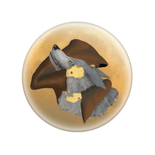 St Francis Glass Magnet