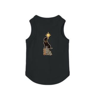 Sit, Stay, Pray Dog Tank - Black