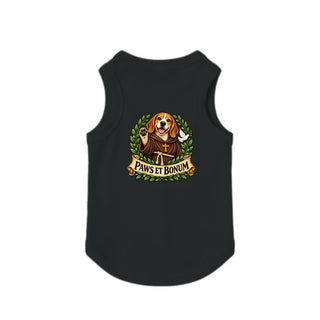 Paws et Bonum Dog Tank - Beagle Friar - Black