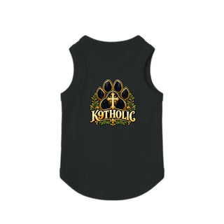 K9tholic Dog Tank - Black