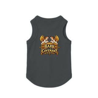 Bark of the Covenant Dog Tank - Jack Russells - Granite Heather