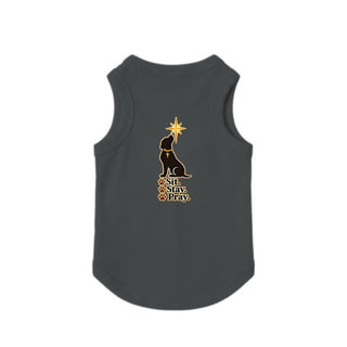 Sit, Stay, Pray Dog Tank - Granite Heather