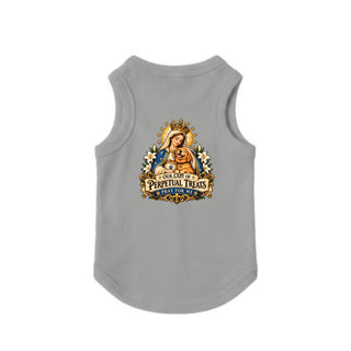 Our Lady of Perpetual Treats, Pray for Me Dog Tank - Heather
