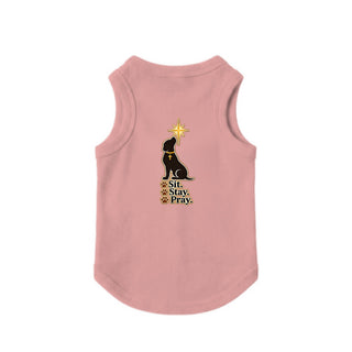 Sit, Stay, Pray Dog Tank - Mauvelous