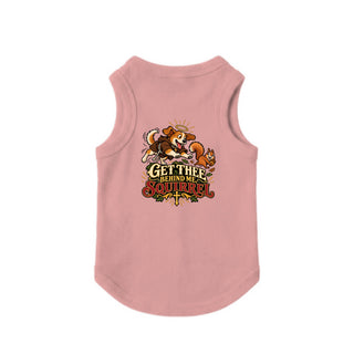 Get Thee Behind Me, Squirrel Dog Tank - Friar Dog - Mauvelous