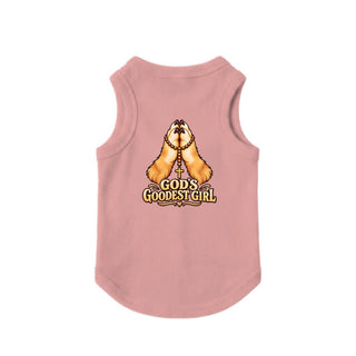 God's Goodest Girl Dog Tank - Mauvelous