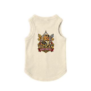Vatican Security Dog Tank - Golden Retriever with Keys - Natural