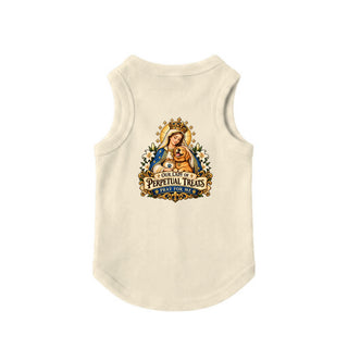 Our Lady of Perpetual Treats, Pray for Me Dog Tank - Natural