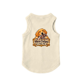 Mea Culpa, It Was Me Dog Tank - Natural