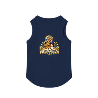 Under Her Mantle Dog Tank - Navy