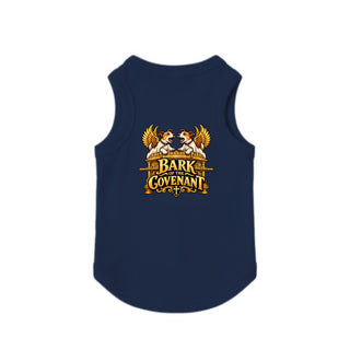 Bark of the Covenant Dog Tank - Jack Russells - Navy