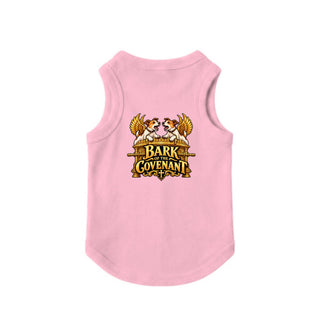 Bark of the Covenant Dog Tank - Jack Russells - Pink