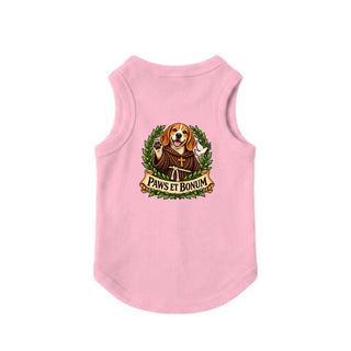 Paws et Bonum Dog Tank - Beagle Friar - Pink
