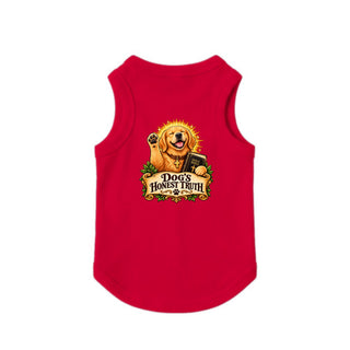 Dog's Honest Truth Dog Tank - Red