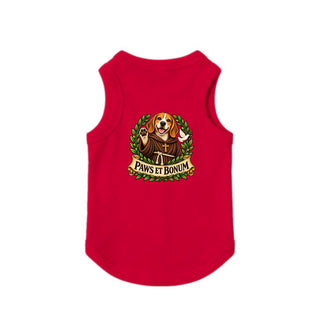 Paws et Bonum Dog Tank - Beagle Friar - Red