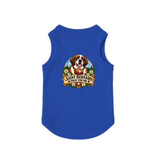 Saint Bernard, Pray for Me Dog Tank - Royal