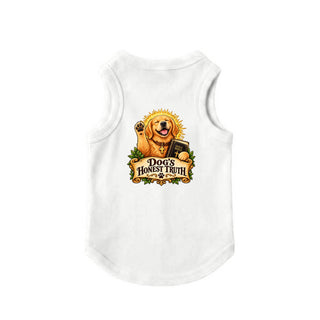 Dog's Honest Truth Dog Tank - White