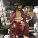 Seated Christ Statue - 51-inch - Realistic Color - Hand-Painted