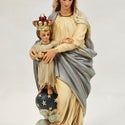 Queen & Child Of Heaven Statue - 27-inch - Realistic Color - Hand-Painted