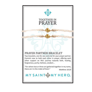 Prayer Partner Bracelets Gold Metalic ‚Äì Gold Medal