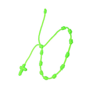 Our Lady Undoer of Knots Cord Rosary Bracelet