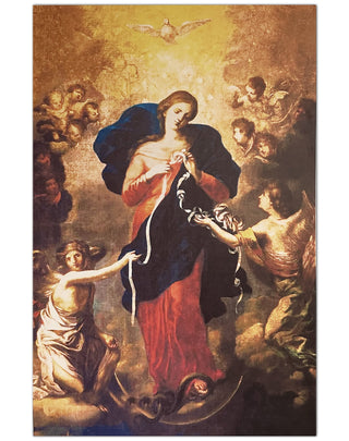 Our Lady Undoer of Knots Painting