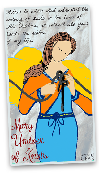 Our Lady Undoer of Knots Stickers - 5-Pack