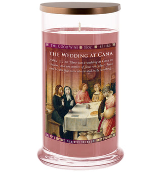 The Wedding at Cana Scented Prayer Candle - The Good Wine