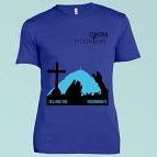 Cross Mountain T-Shirt - Royal Blue