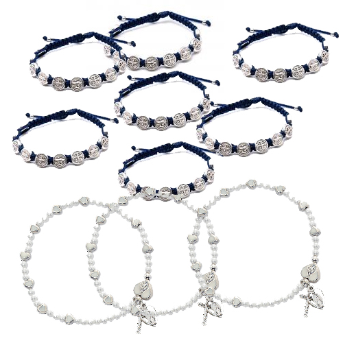 Oval Pearl Bracelet with Jai Guruji Swaroop Handmade Bracelets for Men   satvikstorein