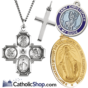 Catholic pendant necklace sale