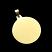 Gold Stainless Steel Saint Michael the Archangel Medal for Men