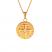 Gold plated St. Benedict Medallion