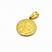 Gold plated St. Benedict Medal