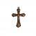 Vintage Bronze Holy Family Crucifix
