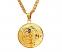 Gold-Plated St. Benedict Medal Necklace