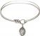 Miraculous Medal Bangle Bracelet