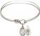 Miraculous Medal Bangle Bracelet